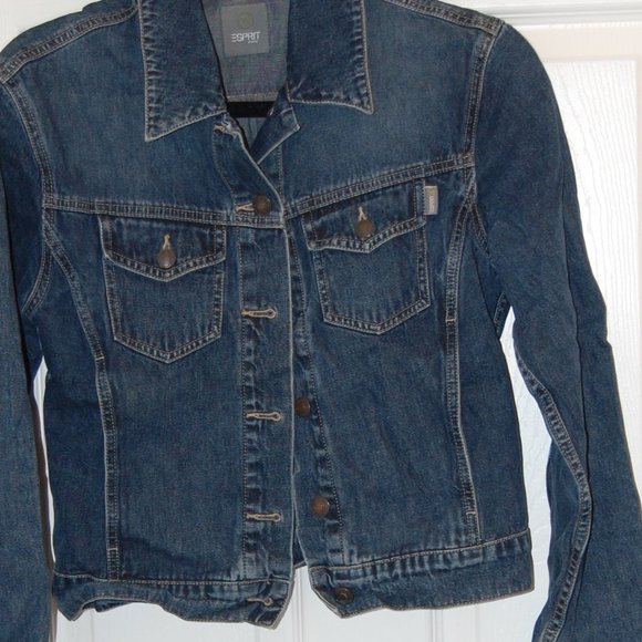 Espirit Jeans Women's Denim Jacket Size Small - Picture 3 of 12